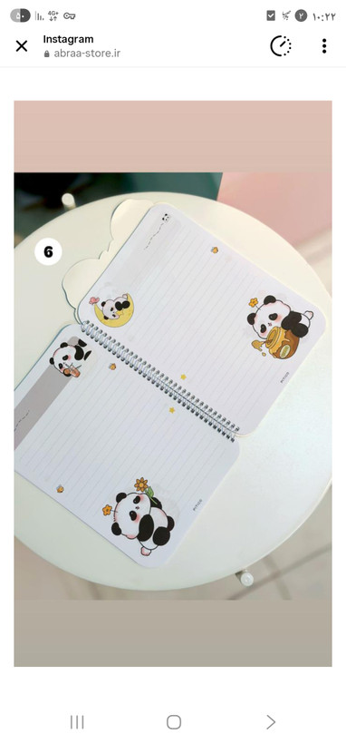 دفترحاشیه دار حیوانات ۴۰برگ