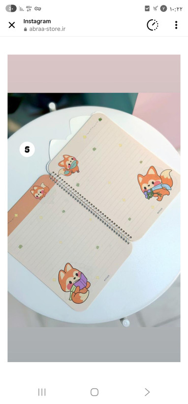 دفترحاشیه دار حیوانات ۴۰برگ