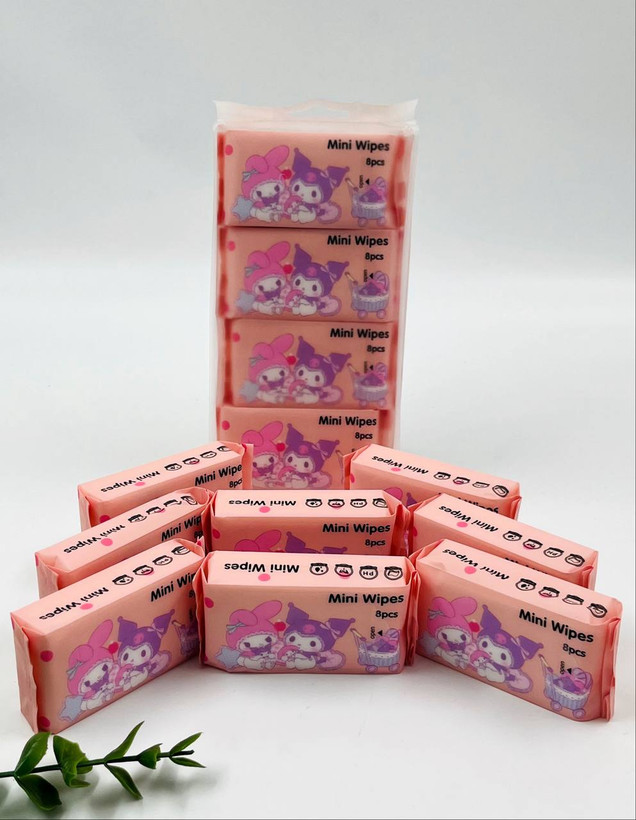 دستمال مرطوب جیبی فانتزی