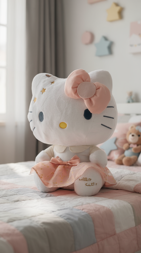 عروسک کیتی جنس نانو ۶۵ سانتی متر