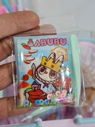 دفتر استیکری جلد آکواریومی نقلی