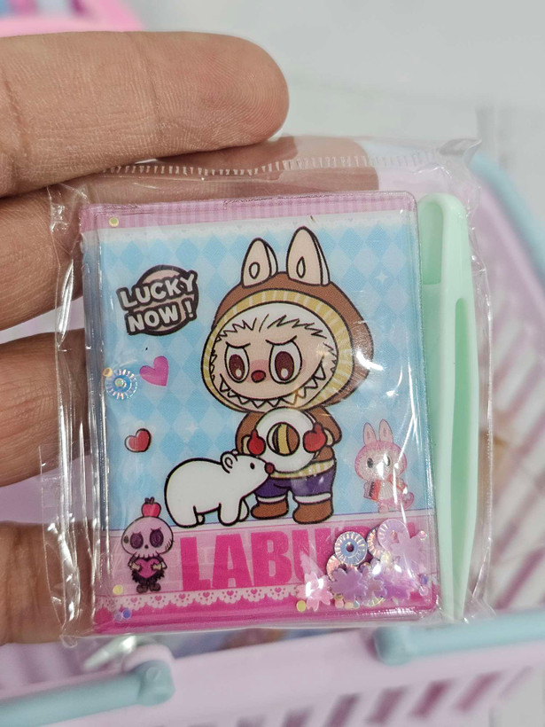 دفتر استیکری جلد آکواریومی نقلی