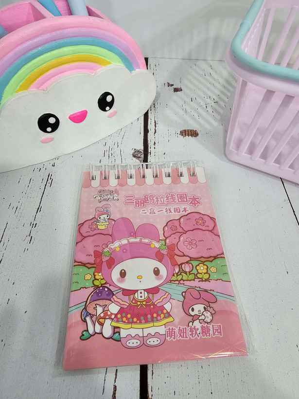 دفتر استیکری کرومی و ملودی و استیج