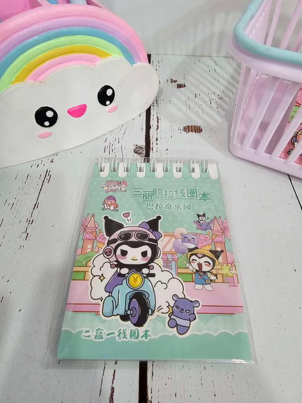 دفتر استیکری کرومی و ملودی و استیج