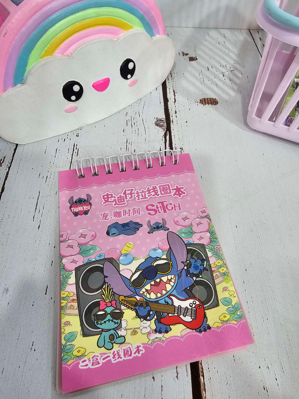 دفتر استیکری کرومی و ملودی و استیج