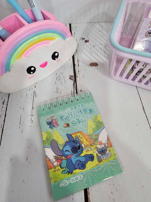 دفتر استیکری کرومی و ملودی و استیج