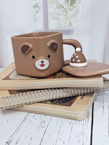 ماگ سرامیکی حیوانات کریسمسی