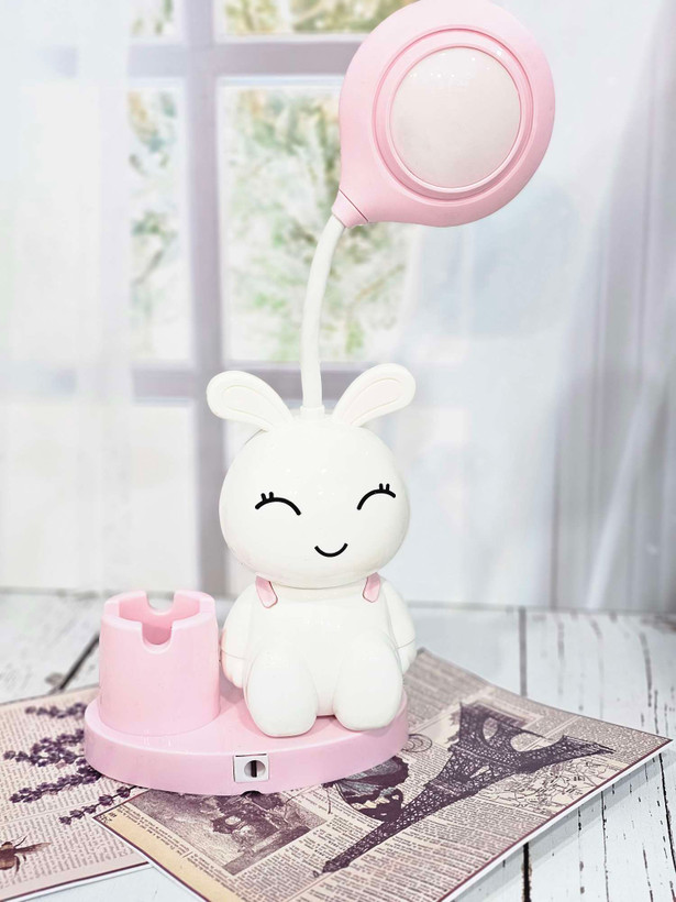 چراغ مطالعه شارژی جاقلمی دار طرح خرگوش