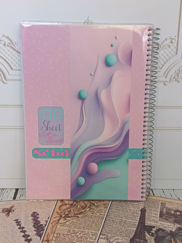 دفتر سیمی ۱۰۰ برگ مجلد سیبو بزرگسال