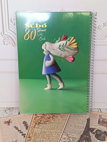دفتر مشق ۸۰ برگ سیمی مجلد