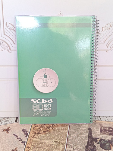 دفتر مشق ۸۰ برگ سیمی مجلد تک رنگ