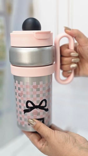 تراول ماگ فانتزی دسته دار دوحالته ۸۰۰ میل
